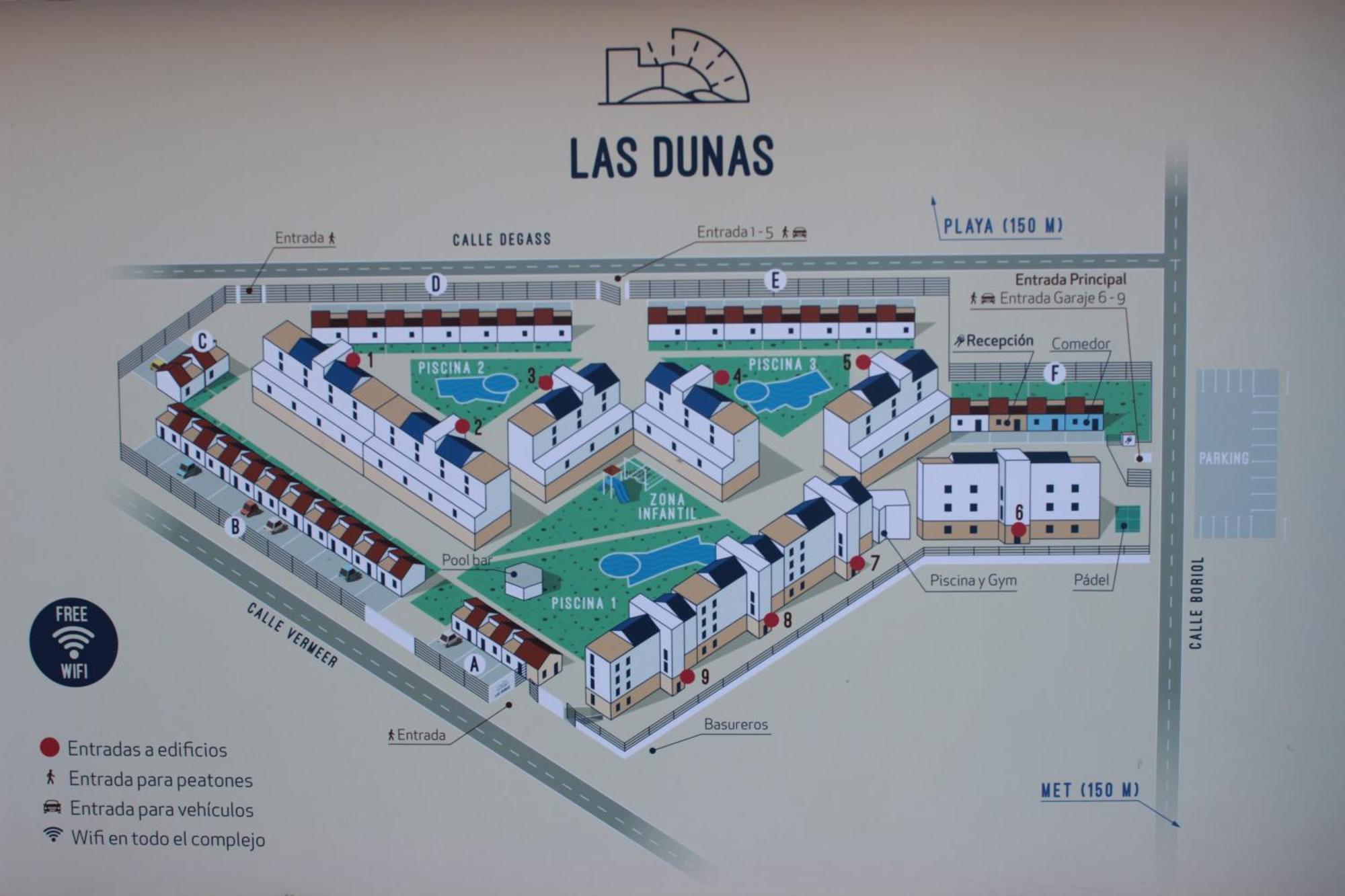 M515 Apartamento Las Dunas Oliva Nova Εξωτερικό φωτογραφία